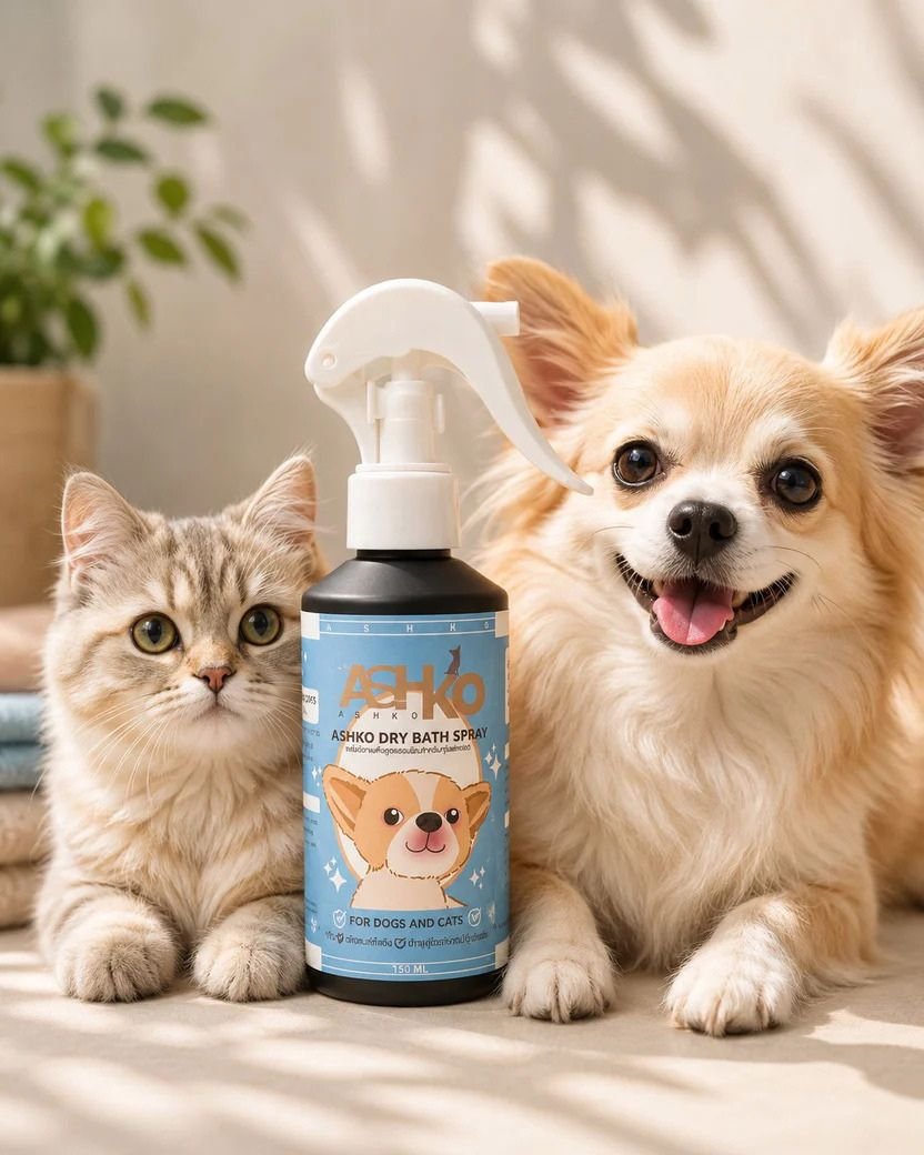 ASHKO Dry Bath Spray (สเปรย์อาบแห้ง) 150 ml