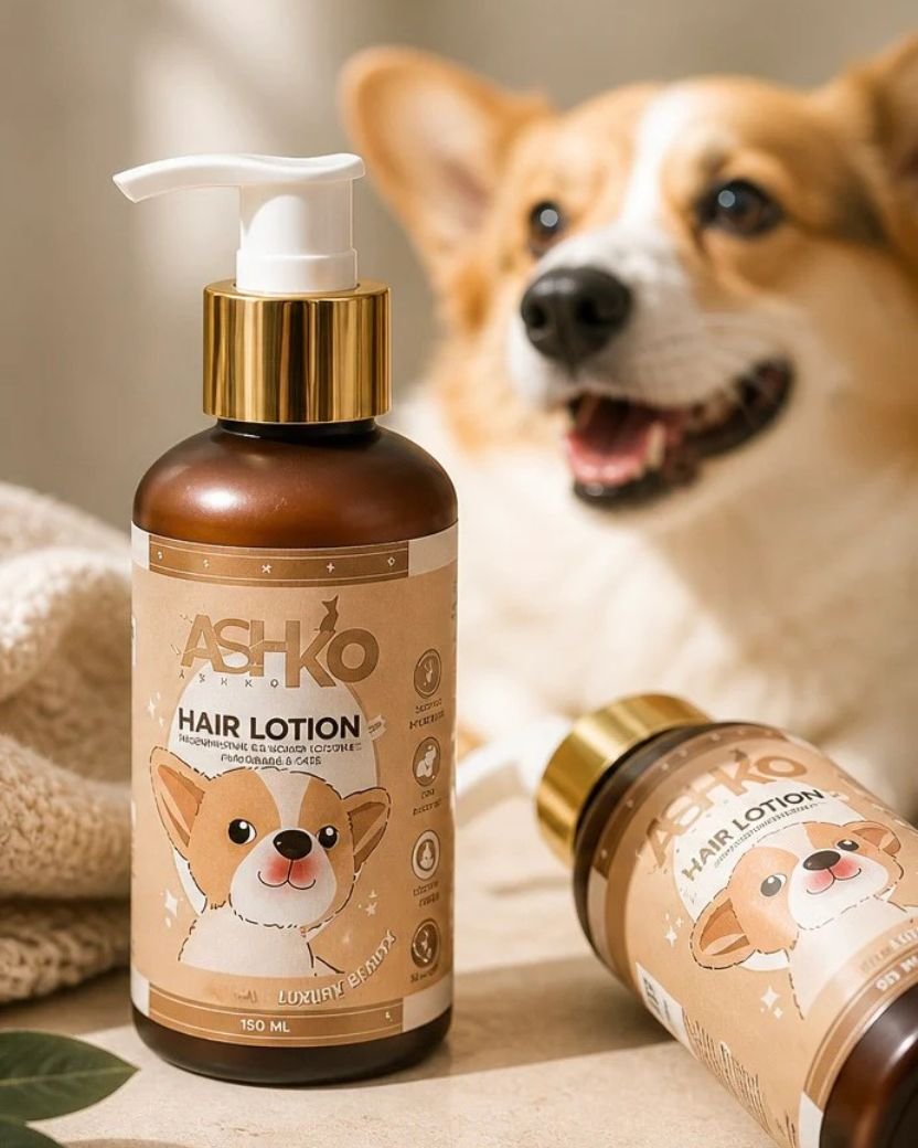 ASHKO Pet Coat Lotion 150 ml บำรุงขนสุนัขและแมว ขนนุ่ม หอม ไม่ต้องล้างออก